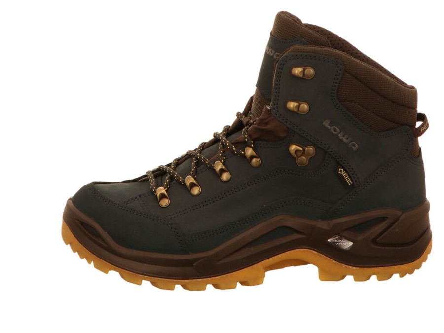 Manner LOWA Wandern & Trekking | Wanderschuhe Blau Renegade Gtx Mid