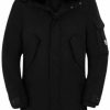 Manner Wellensteyn Jacken | Parkas Parka Nebraska, Nebr-870-Bb, Black