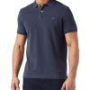 Manner Marc O Shirts | Rundhals T-Shirt Polo, Short Sleeve, Rib Details