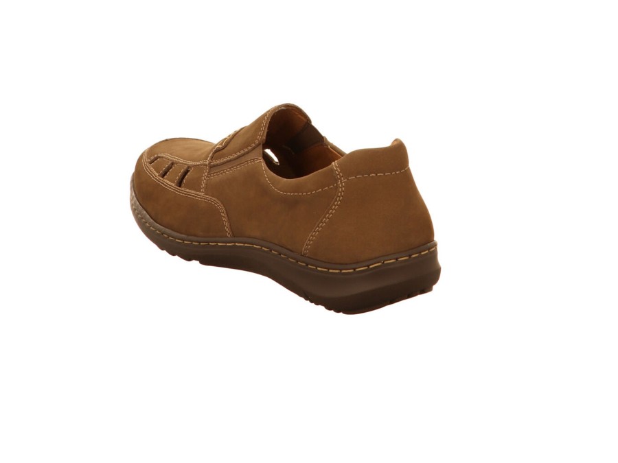 Manner Waldläufer Slipper | Komfort Slipper Braun 478501