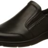 Manner Ecco Slipper | Klassische Slipper Schwarz Irving