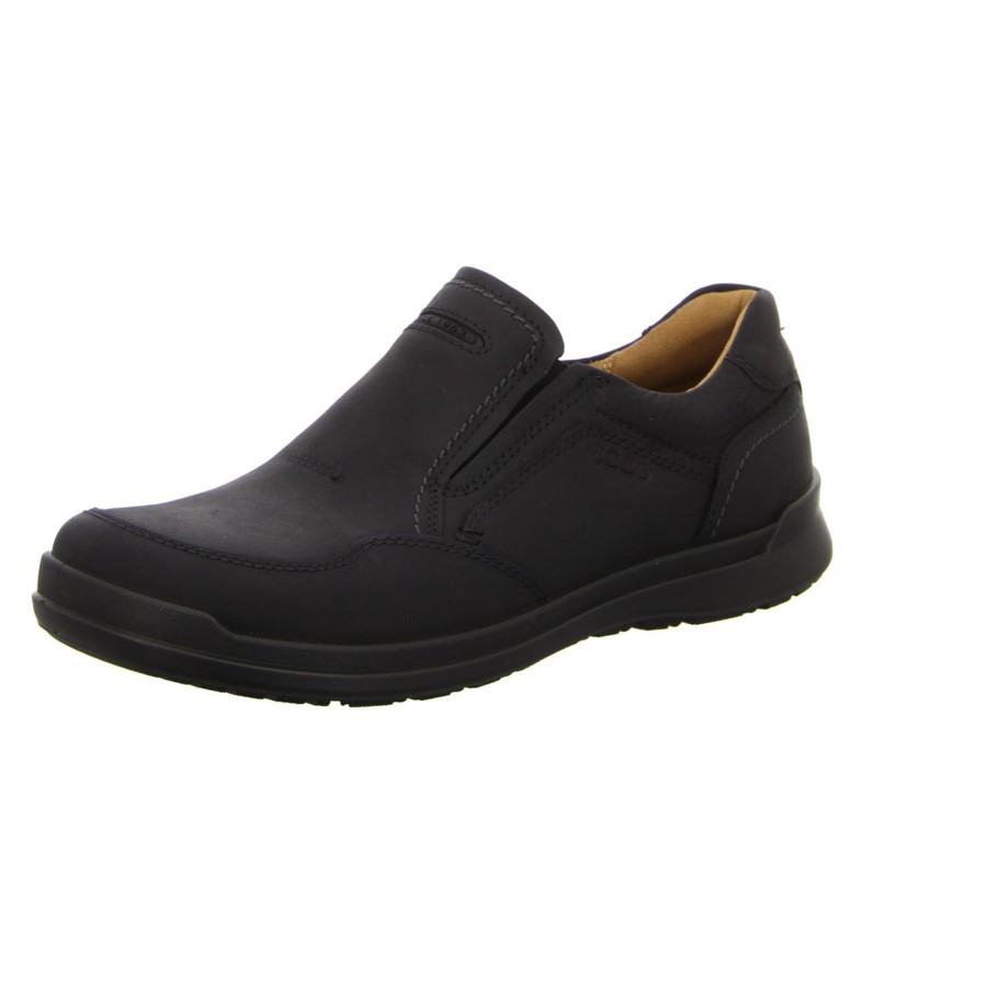 Manner Ecco Slipper | Komfort Slipper Schwarz