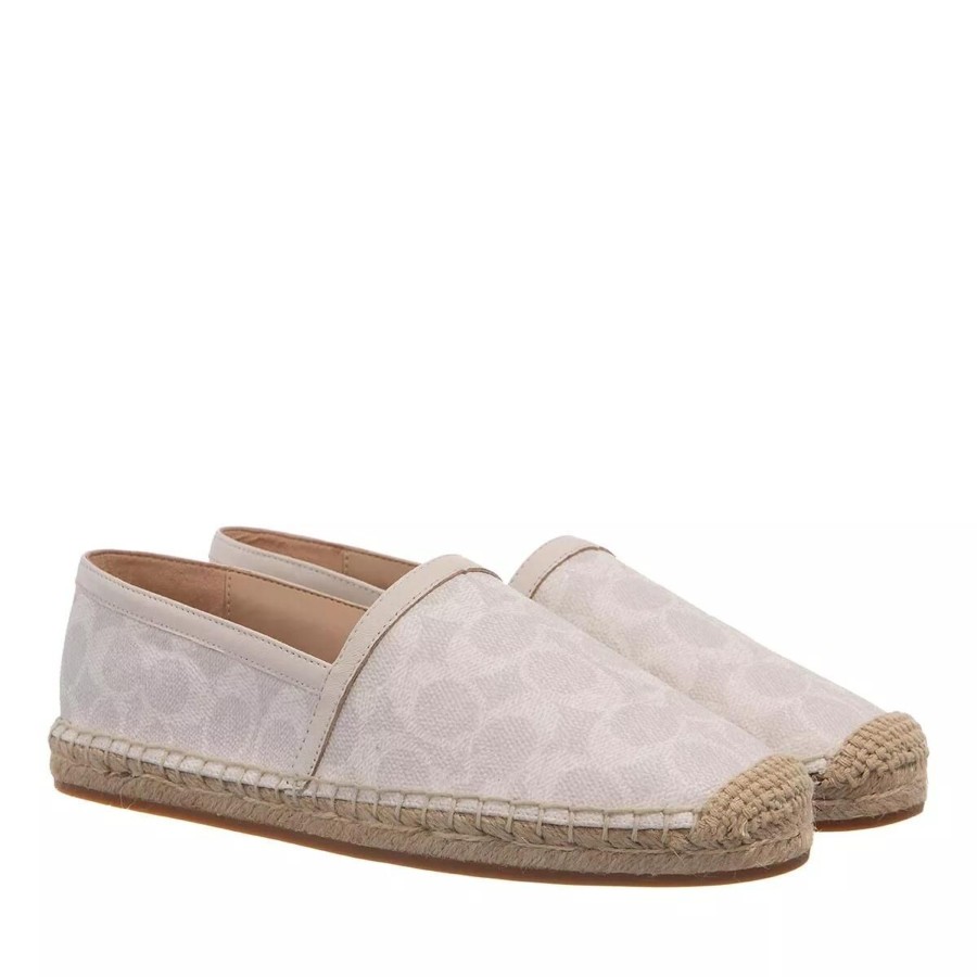 Manner Coach Slipper | Klassische Slipper Weiss Espadrille