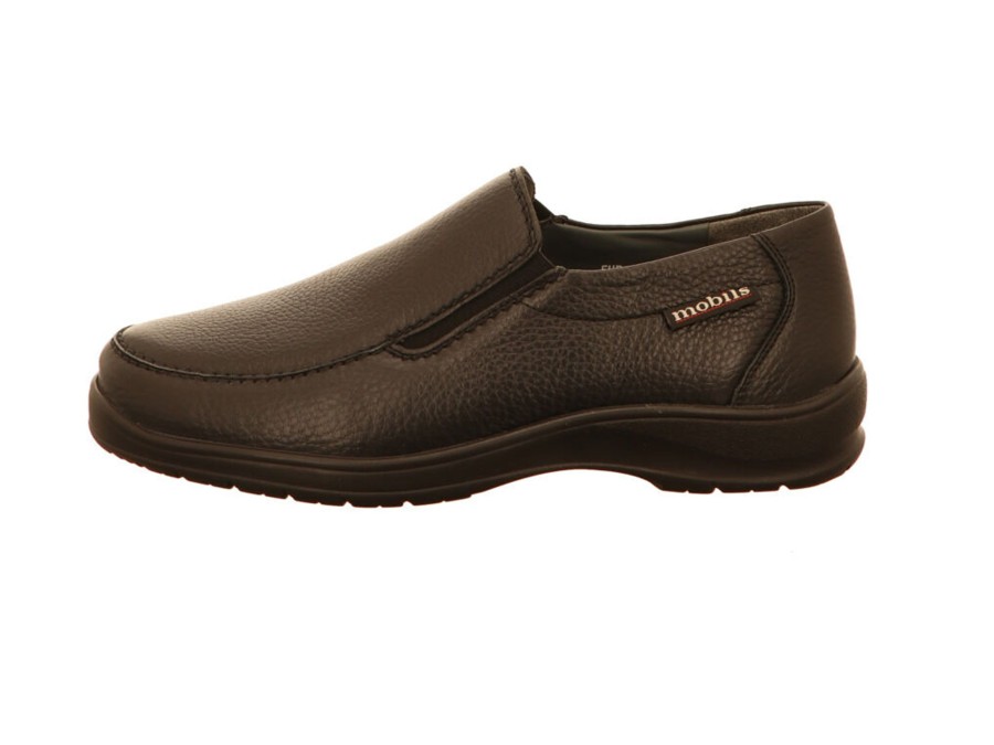 Manner Mephisto Slipper | Komfort Slipper Schwarz