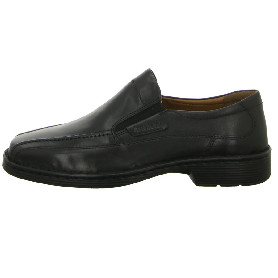 Manner Josef Seibel Slipper | Klassische Slipper Schwarz Bradford 07