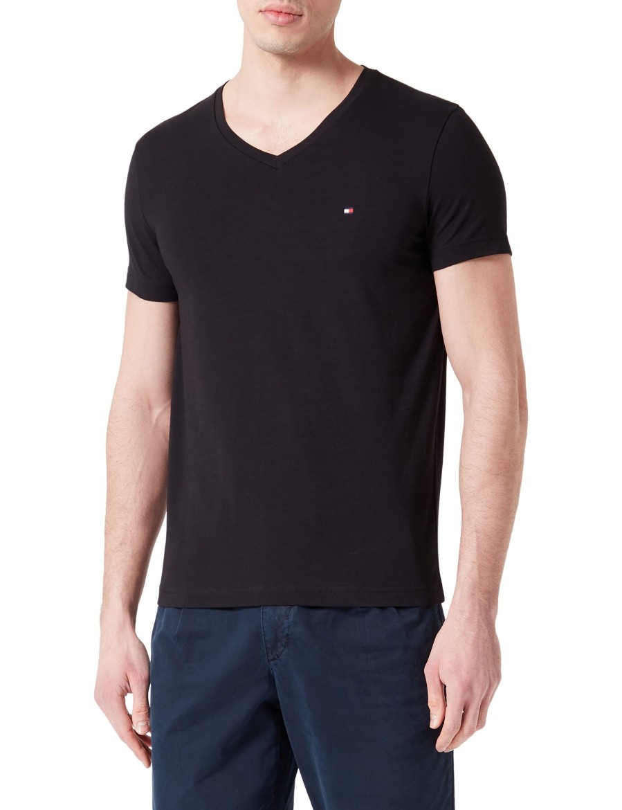 Manner Tommy Hilfiger Hosen & Shorts | Stoffhosen Core Stretch Slim V-Neck Tee