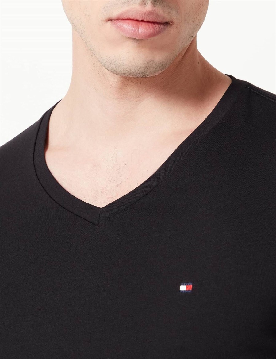 Manner Tommy Hilfiger Hosen & Shorts | Stoffhosen Core Stretch Slim V-Neck Tee