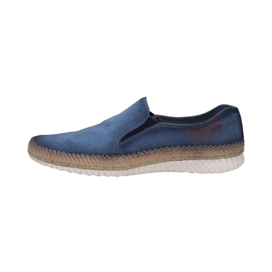 Manner Bugatti Slipper | Komfort Slipper Blau