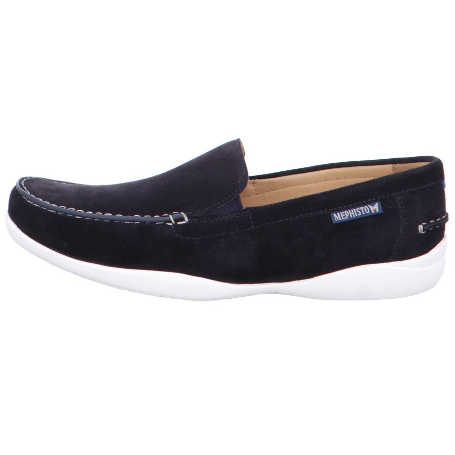 Manner Mephisto Slipper | Klassische Slipper Blau Blue