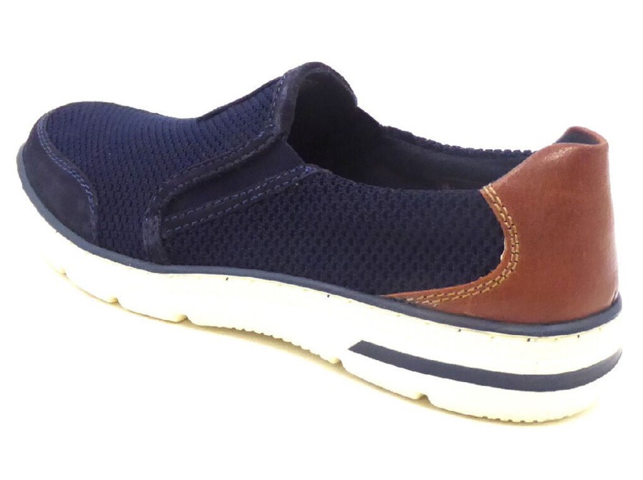 Manner Bugatti Slipper | Komfort Slipper Blau