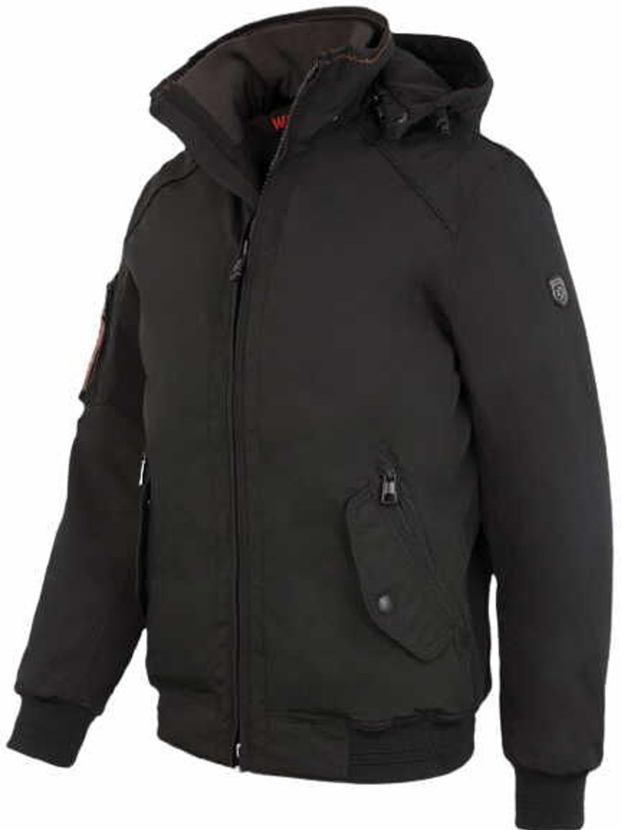 Manner Wellensteyn Jacken | Bomberjacken Jacke Blouson Cicw-870-Sw, Schwarz