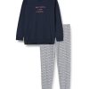 Manner Schiesser Wasche | Pyjama Lang 172161-803-048