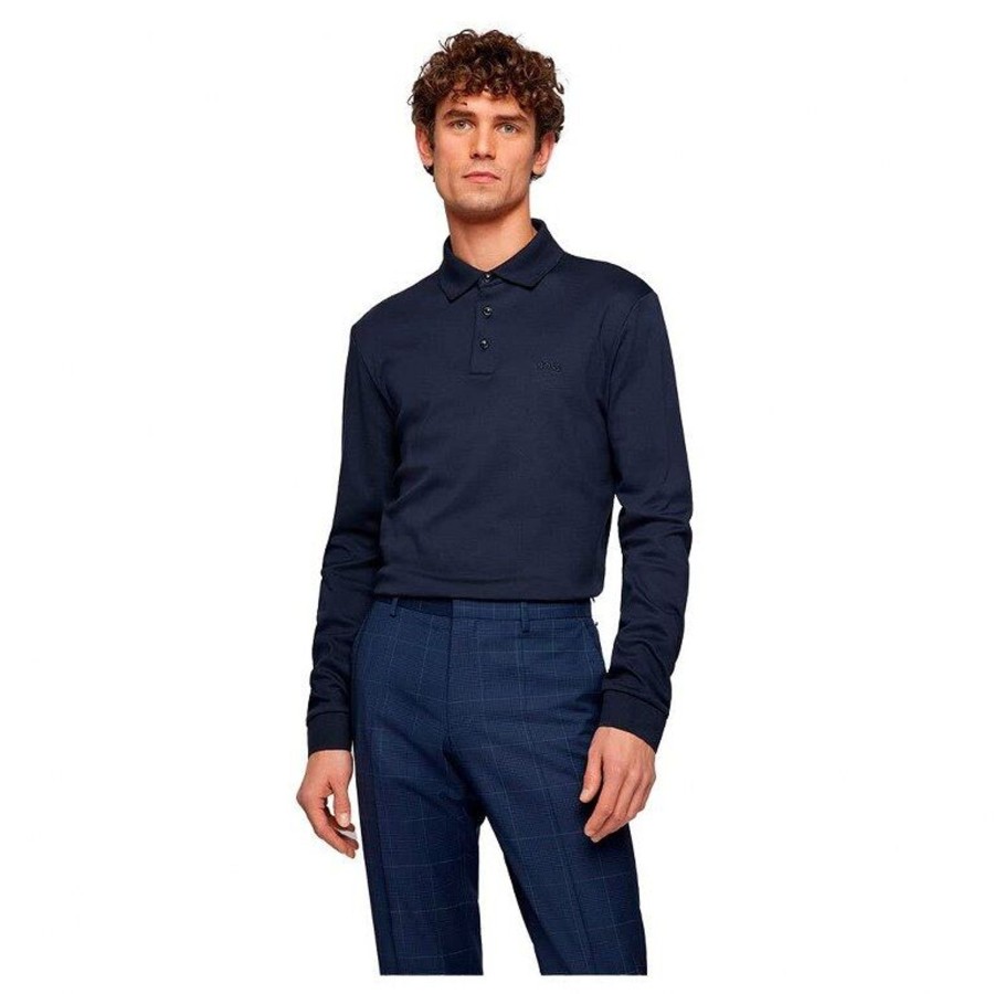 Manner Hugo Boss Shirts | Poloshirt Langarm