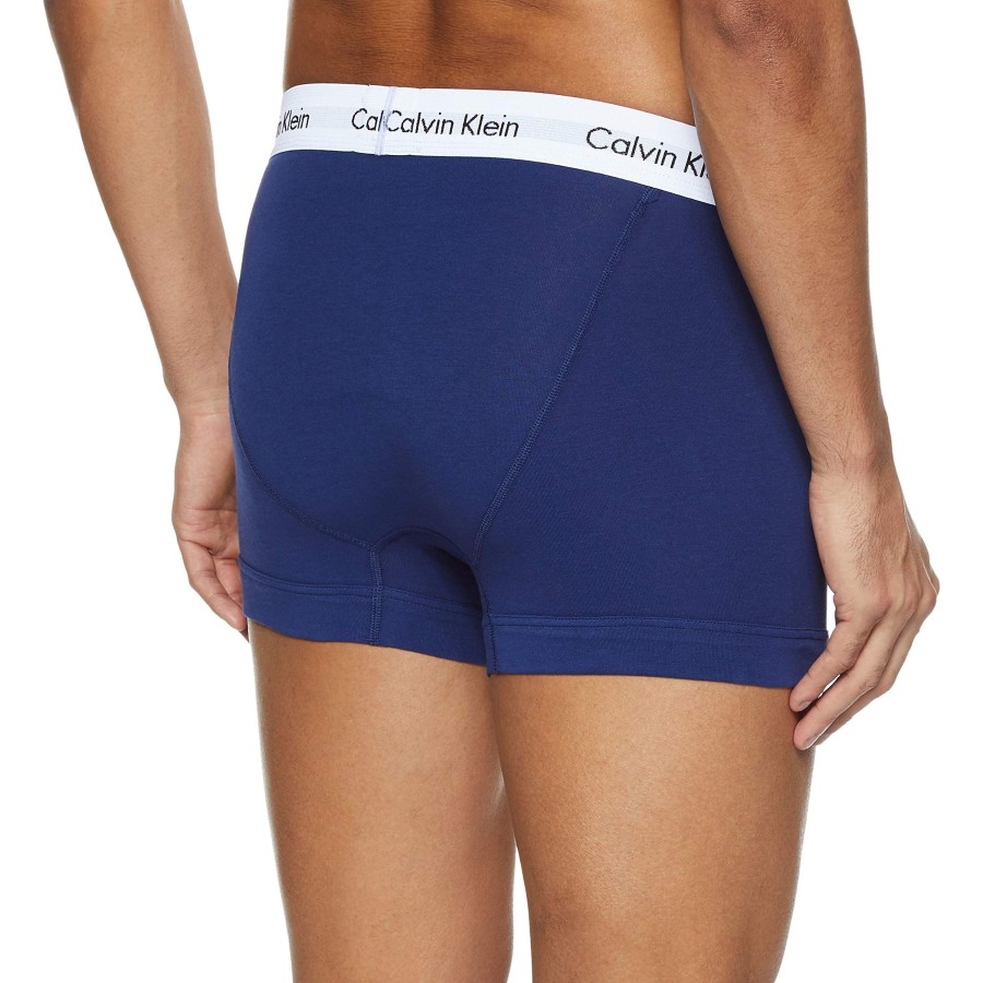 Manner Calvin Klein Wasche | Kurzarm Unterhemd 3P Trunk