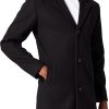 Manner Jack & Jones Mantel | Wollmu00E4Ntel Jjtyson Coat Ps, Black