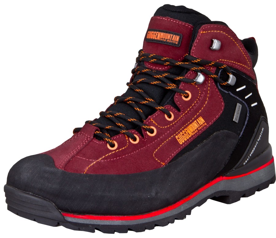 Manner GUGGEN Mountain Wandern & Trekking | Wanderschuhe Rot Wanderschuh Von Guggen Mountain