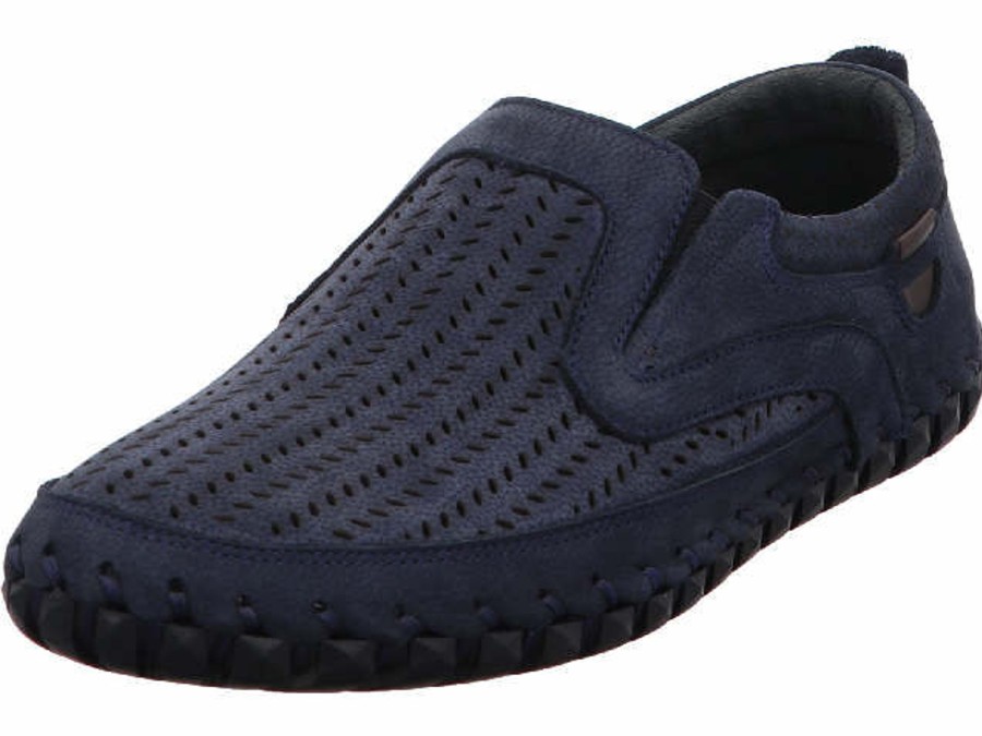 Manner Gemini Slipper | Komfort Slipper Blau